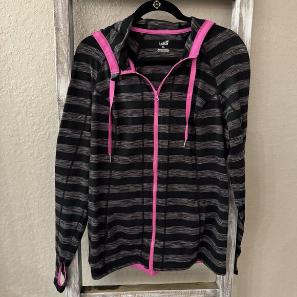 Lukka Lux Hoodie Women’s Size XL Performance Zip Jacket Activewear Athleisure - Picture 1 of 6
